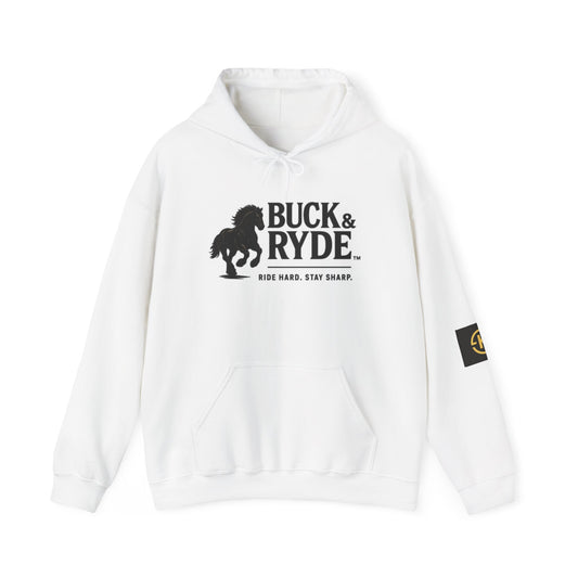 Hooded Sweatshirt Buck & Ryde Branded 'Ride Hard. Stay Sharp.  Exclusive'