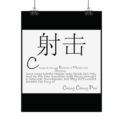Blackeye™ "Run Up" Poster — Rolled Art Print