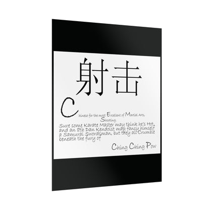 Blackeye™ "Run Up" Poster — Rolled Art Print