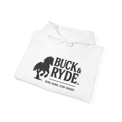 Hooded Sweatshirt Buck & Ryde Branded 'Ride Hard. Stay Sharp.  Exclusive'