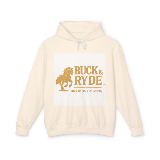 Buck & Ryde "Exclusive" Hooded  Gold Print Sweatshirt — Mens Grooming Apparel